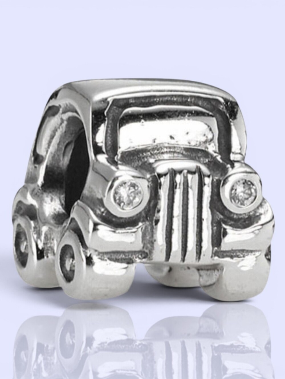 PANDORA Sterling Silver Car Bead Charm Retired 790405CZ